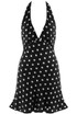 Polka Dot Halterneck Mini Dress