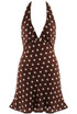 Polka Dot Halterneck Mini Dress