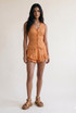 Threaded Waistcoat and Ruffle Skirt Set