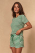 Stripes Crew Neck Top