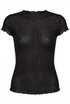 Crinkle Textured Mesh Top