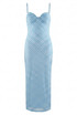 Polka Dot Strappy Midi Dress