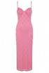 Polka Dot Strappy Midi Dress