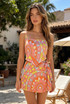 Scarf Hanky Top and Skort Set
