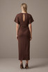 Gathered Waist Midi Dress