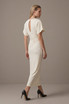 Gathered Waist Midi Dress