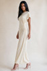 Gathered Waist Midi Dress
