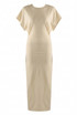Gathered Waist Midi Dress