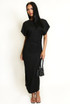 Gathered Waist Midi Dress