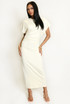 Gathered Waist Midi Dress