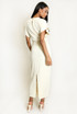 Gathered Waist Midi Dress