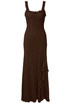 Lace Split Front Maxi Dress