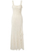 Lace Split Front Maxi Dress