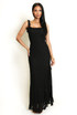 Lace Split Front Maxi Dress