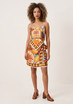 Tribal Print Hanky Top and Tie Skort Set