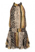 Reptile Printed Halter Mini Dress (PRE ORDER)