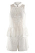 Lace Thread Waistcoat and Shorts Set
