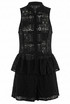 Lace Thread Waistcoat and Shorts Set