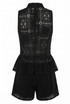 Lace Thread Waistcoat and Shorts Set