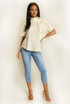 Mandarin Collar Loop Closure Blouse