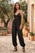 Crochet Bodice Jumpsuit