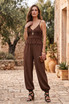 Crochet Bodice Jumpsuit