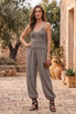 Crochet Bodice Jumpsuit