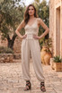 Crochet Bodice Jumpsuit