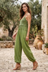 Crochet Bodice Jumpsuit