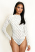 Polka Dot Long Sleeve Bodysuit