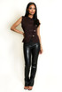 Drummer Boy Sleeveless Fine Knit Top