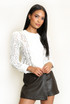 Double Breasted Lace Jacket