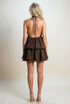 Chiffon Halterneck Mini Dress
