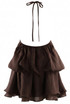 Chiffon Halterneck Mini Dress