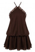 Chiffon Halterneck Mini Dress