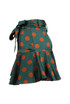 Satin Polka Dot Satin Belted Skort