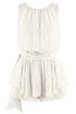 Crinkle Side Drapped Mini Dress