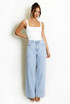 Washed Wide Leg Dad Fit Jeans