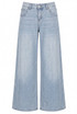 Washed Wide Leg Low Rise Jeans