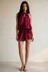 Tropical Chiffon Halterneck Playsuit