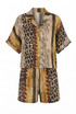 Reptile Oversize Blouse and Shorts Set