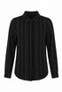 Black Pinstripe Button Down Shirt