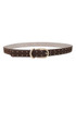 Studded Faux Suede Belt