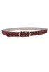 Studded Faux Suede Belt