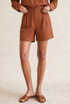 Pleat Front Tailored Shorts