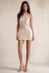 Sequin Halter Open Back Blouse (PRE ORDER)