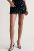 Sequin Tassel Low Rise Mini Skirt