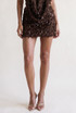 Sequin Tassel Low Rise Mini Skirt