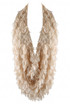 Plunge Front Sequin Cowl Neck Top