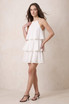 Tiered Halter Mini Dress